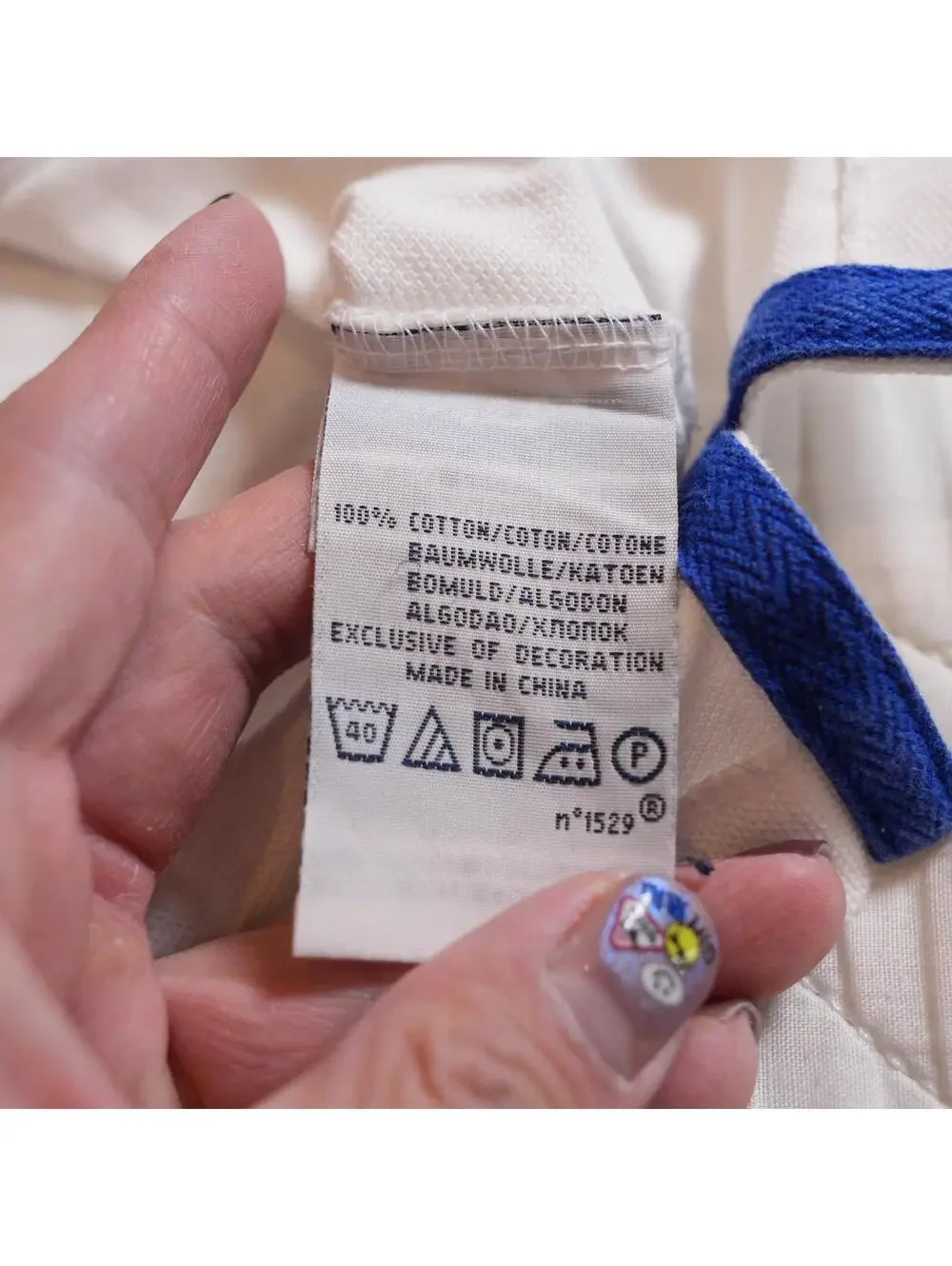 Polo Ralph Lauren White Polo Shirt Mens XXL Blue Big Logo Classic Rare Preppy